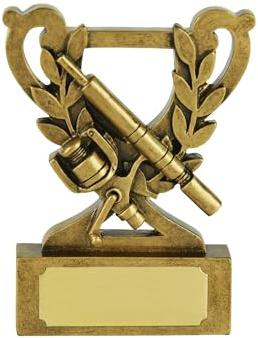 SilverTrophy: mini trofeo d'oro da pesca, premio per pescatori, pesca più grande, cattura del giorno, pescatore, canna, mulinelli e placcatura, carpa, spigola, pesca in mare e lago, pesca grossa e