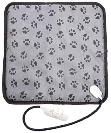 Genérico Manta Electrica Impermeable Mascotas, Manta Eléctrica para Perros Y Gatos Mascotas, Almohadilla Electrica Mascotas con Cable Antimordeduras, Manta Térmica para Perros Y Gatos Interior