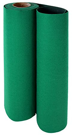 Olivo.shop - Alfombra para eventos, rollo de alfombra, alfombra para bodas, ceremonias, fiestas, alfombra de exterior, alfombra al metro, pasarela Romoq (verde, 1 x 5 m)