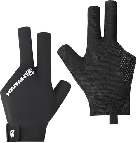 loghohu 2 Stück Billard Handschuh,Billard Handschuh Links,Billards Zubehör Glove,rutschfeste Snooker Billiards Gloves,Verstellbare Pool Cue Poolhandschuhe Geeignet für Pool Spiele Snooker