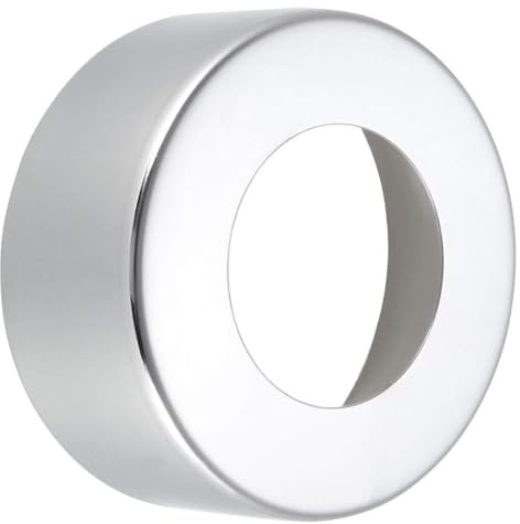 TOP-VIGOR 33 mm Wand-Flansch-Rohrabdeckung, 201 Edelstahl