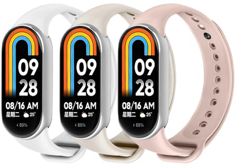 Ainiv 3-20 Pièces Bracelet pour Xiaomi Mi Band 8/9/10 | Bracelets de Remplacement Xiaomi, à Dégagement Rapide, Silicone Réglable Bracelet Montre Connectée pour XiaoMi Mi Band 8/9/10