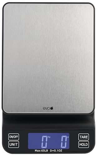 Bilancia da tavolo digitale - Portata 30kg - Divisione 2g - Superficie inox - Non omologata