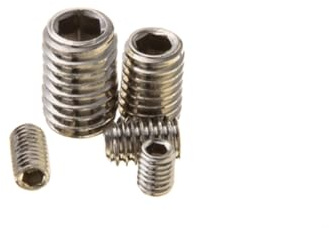 LABRIMP 200 piezas Tornillos Prisioneros de Acero Inoxidable Tornillos sin Cabeza con Hexágono Interior Surtido con Caja Plástica para Fijación Industrial y Equipos Electrónicos