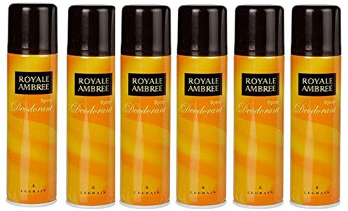 Royale Ambree Desodorante 250ml. Pack de 6