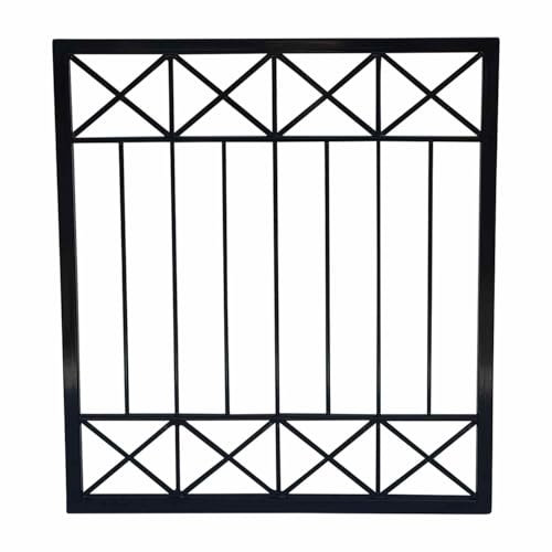 Metall Gitter Sicherheitsgitter Fenstergitter Crossline Z100/100 Feuer Verzinkt 100 cm breite 100 cm hoch
