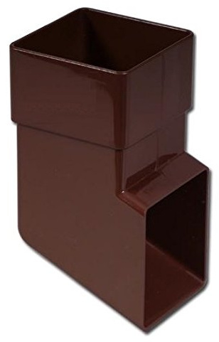 Brown Square Guttering and Downpipe - Gutter and Pipe Fittings - Pipe Shoe