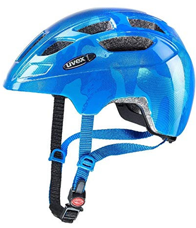 uvex Finale junior - Leichter Fahrradhelm für Kinder - individuelle Größenanpassung - Blue - 51-55 cm
