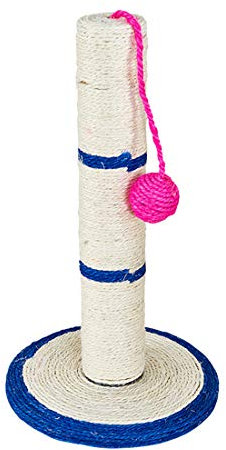 RONGJJ Katzen Kratzbaum Klein mit Katzenspielzeug Katzenkratzbaum Kratzsäule Katzentreppe für Katzen Kätzche Spielzeug für Katzen Pet Products, Blue
