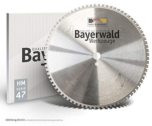 Bayerwald - HM Kreissägeblatt - 305 x 2.2/1.8 x 25.4 | Zahnform: WWF (80 Zähne) | Zum Trennen von Profilmaterialien aus Stahl, ohne Kühlung