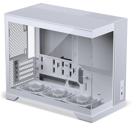 Phanteks XT V3 Mini-Tower PC-Gehäuse Weiß – Kompaktes Micro-ATX Case mit Tempered Glass, Unterstützung für 360mm Radiator & 430mm Grafikkarten – mit 3X 120mm RGB Lüftern
