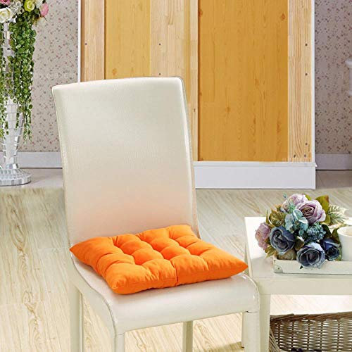 TTYAC 25# Indoor Outdoor Garten Patio Home Küche Bürostuhl Sitzkissen Pads Sofa Sitzkissen Gesäß Kissen Polster 40x40cm, Orange, USA
