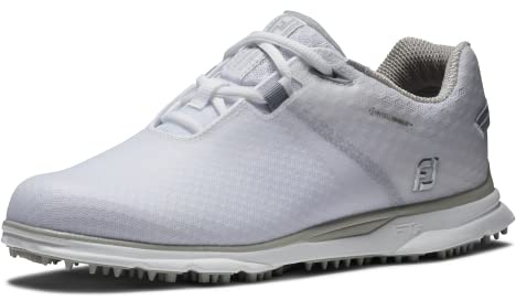 Footjoy Damen Pro|sl Sport Previous Season Style Golfschuh, Weiß/Hellgrau, 40 EU