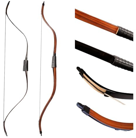 PMZ Archery Recurve Korean Bow High-Performance Horseback Hunting Right Left Hand Traditional Bow for Beginner Adults Teenagers, 40lbs