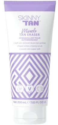 Skinny Tan Miracle Tan Eraser - Fake Tan Remover For Natural Streak-Free Results & Soft Skin, Vegan & Cruelty Free, 200ml
