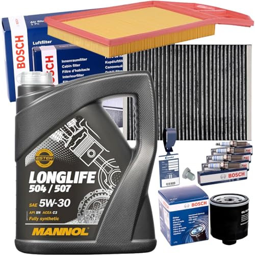 Inspektionspaket + 5W30 für 1.4 + 1.6 + 16V Golf 4 Bora 1J Polo 6N2 Lupo
