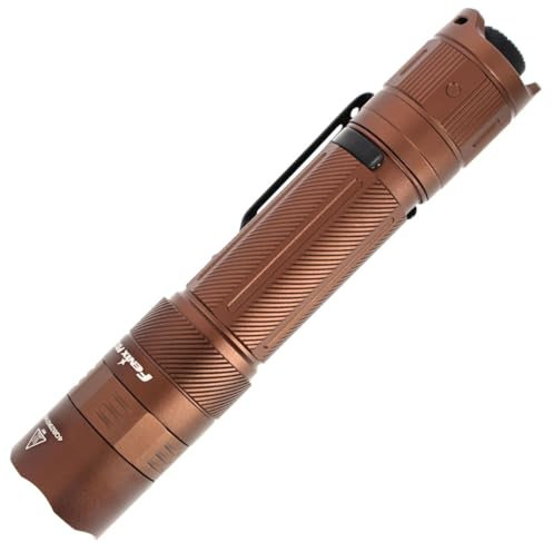 FENIX - PD32R - Brunette - Lampe de poche tactique rechargeable de haute performance - 1400 LUMENS