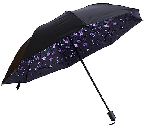 SOIMISS Parapluie Pliant Uv Mode Avec Motif Pour Extérieur Et Pluie Et Portable