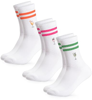 Occulto Tennis Strumpor Kvinnor & Män 3 Pack (modell: Summer) Drinks 43-46