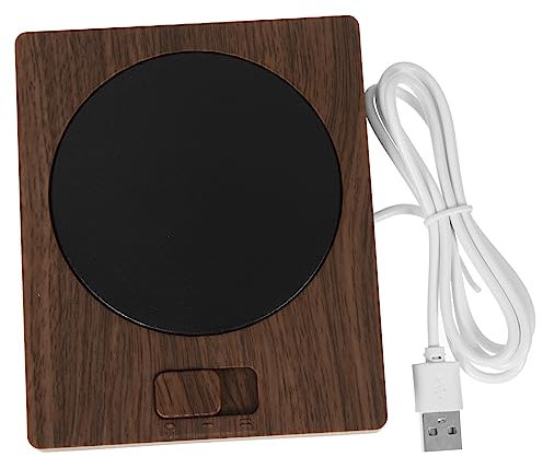 Cabilock Elektrischer USB Tassenwärmer Mit Zwei Temperaturstufen Konstante Wärme Für Kaffee Milch Und Tee Kompakte Heizplatte Mobiler Getränkewärmer Für Büro Und Zuhause