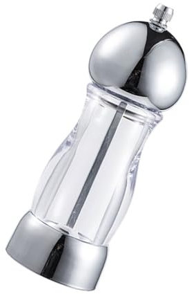 Clear Mill Grinding Bottle for Sea Salts Manual Black Peppers Mill Hand Operated Spices Grinder