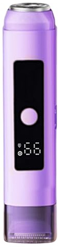 Rasoir Corporel pour Femmes | Tondeuse Précision Visage Corps Zones Intimes | Appareil Électrique Portable Imperméable Utilisation À Sec & Sous l'Eau Avec 2 Têtes Pour Zone Bikini Jambes et Parties In