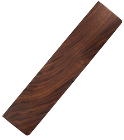 MOTHNUR Ergonomische Holz handgelenkauflage aus Walnussholz Rutschfeste Tastatur handballenauflage Komfortable Handgelenkstütze für Mechanische Tastaturen Leicht und Langlebig für Büro
