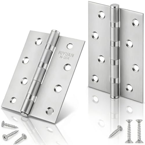 2 Stück Schwerlast Kugellagerscharniere, 100×71x1,5 mm Edelstahl Scharniere Schwerlast, Schwerlastscharnier Edelstahl Scharniere, Türscharnier Schwerlast Scharnierband, Türscharniere für Tür, Fenster