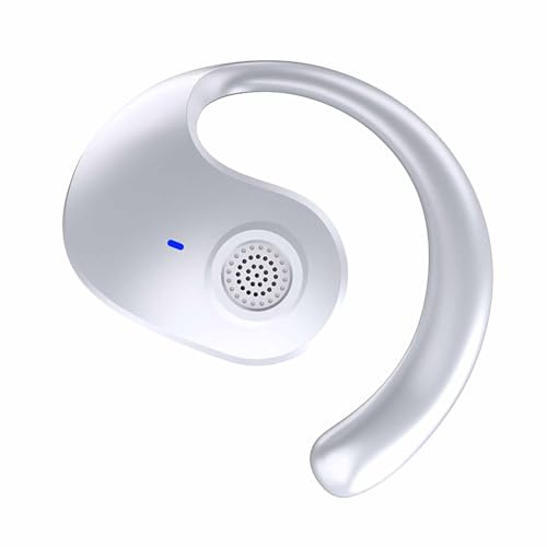 Fierudeng Auriculares inalámbricos, Auriculares Abiertos en el Exterior - inalámbricos con micrófono, portátiles para Colocar sobre la Oreja para Correr, Conducir