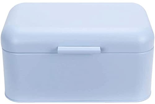 ABGRC Cocina Panera Panera de Metal, Caja de Pan de Gran Capacidad para mostrador de Cocina, contenedor de Almacenamiento de Alimentos Multifuncional, Soporte de Pan de Granja Decoración