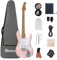 Chitarra elettrica con effetto principianti chitarra elettrica per adulti pratica set prestazioni avanzate livello professionale-D160SE (Pink)