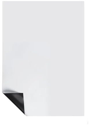 Selbstklebendes Whiteboard, magnetisches Kühlschrank-Whiteboard-Blatt, tragbares Whiteboard mit 2 Magneten, 3 Kreidetafel-Markern, 1 Radiergummi WeißE Magnetische Tafeln (Color : Option 1)