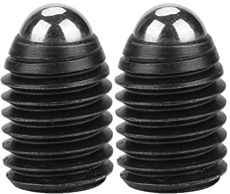 NDNCZDHC 10PCS Sfera con stantuffo a molla, stantuffo a sfera con filettatura M10 esagono incassato in acciaio al carbonio per dispositivi meccanici, morsetti (M12*16(10 PZ))