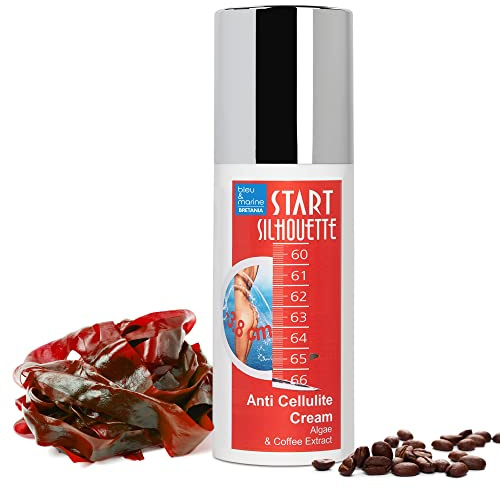 Meeresalgen und Koffein Anti-Cellulite-Creme, Professionelle Formel mit Detox-Effekt | Für Beine, Bauch und Arme | Anti-Yo-Yo-Effekt 200 ml