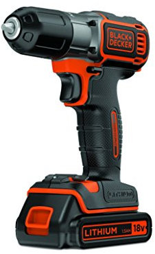 BLACK+DECKER TTrapano/Avvitatore Autosense™ 18V Litio in valigetta. ASD184K-QW