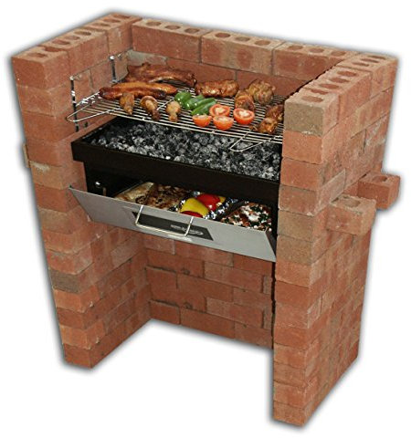 Costruito in – Barbecue Grill & Cuocere con Forno & Barbecue Grill
