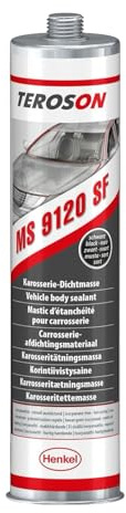 TEROSON MS 9120 SF Karosseriekleber und Dichtmasse, Schwarz, 1x310ml | Auf Basis von MS-Polymer, lösemittelfrei, für Nahtabdichtung und Kunststoffteile, ohne Primer, elastisch