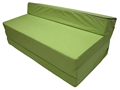 Natalia Spzoo Klappmatratze 200x120x10 cm - Premium Schaumstoff Gästematratze für Zwei Personen, Faltbare Bodenmatratze, Schaumsofa - Optimal für Übernachtungsgäste