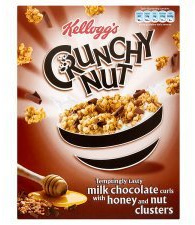 Kellogg's Crunchy Nut Chocolate Curls Honey & Nut Clusters 450G
