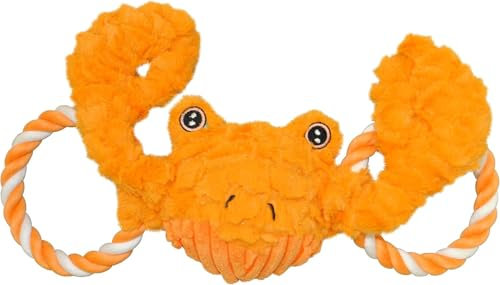 Jolly Pets JOLL079I Hundespielzeug Tug-a-Mals Crab, 25-35 kg, L