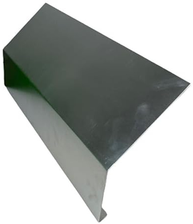 Traufblech 1 m lang Aluminium 0,8 mm (klein)