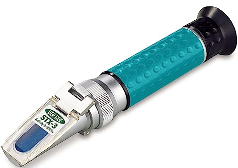 Vee Gee Scientific STX-3 - Refractómetro de mano, con escala de salinidad, 0-100, +/-1.0, resolución 1.0 por Vee Gee Scientific