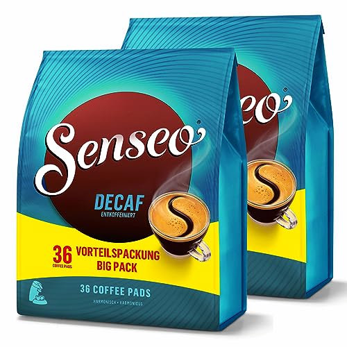 Senseo dosettes de café décaféiné/flavorName boîtes décaféiné, profond, intense arôme de café & équilibré pads pour kaffepadmaschinen 72