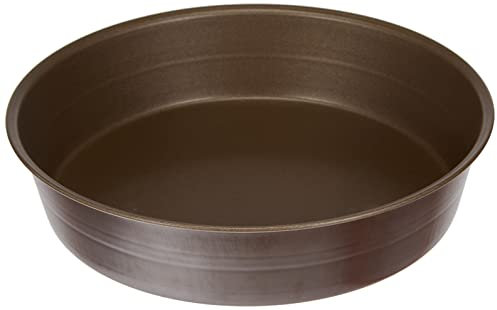 Gobel - Moule à Manqué Rond Uni - Ø 22 cm - Acier - Revêtement Antiadhérent Bicouche Garanti sans PFAS - Qualité Professionnelle – Fabriqué en France