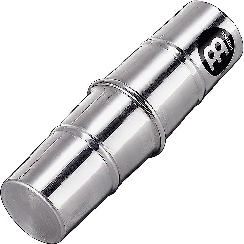 Meinl Percussion Aluminium Samba Shaker - Kleines Musikinstrument mit warmem Sound - Einfach - Aluminium, Silber (SSH1-S)