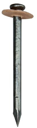 Kopp 342900082 Stegleitungsnägel mit Pappscheibe, 100 Stück, 30 mm