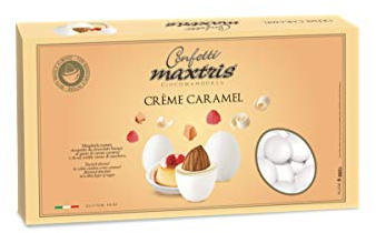 Confetti Maxtris Italiani Di MANDORLA, Creme Caramel