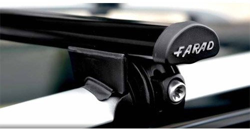 FARAD 91241/120+SM02/R350 - DACHTRÄGER AUS Stahl FÜR Fahrzeuge MIT OFFENEM RELING