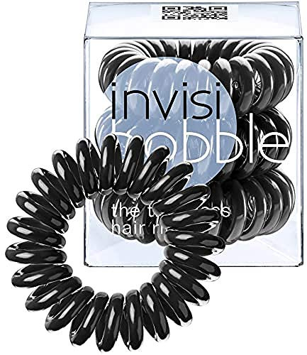 Invisibobble Traceless Haargummi und Armband, true black, 3 Stück