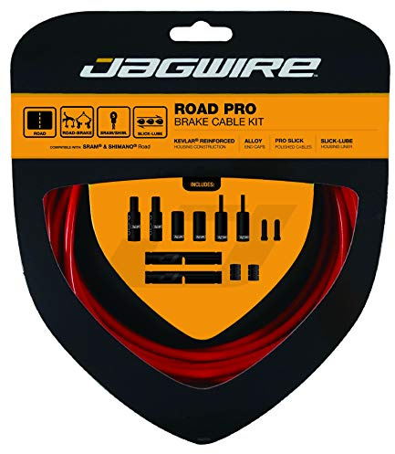 Jagwire pck204 Kabelset und Gaines Unisex Erwachsene, Rot
